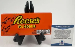 Matthew De Meritt Signed Reese's Pieces Candy Box E.T. Autograph Beckett BAS COA - Picture 1 of 2