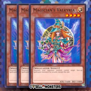 Yu-gi-oh! TCG 3x Magician's Valkyria SBC2-ENI07 x3 COMMON YUGIOH! NM - Picture 1 of 1