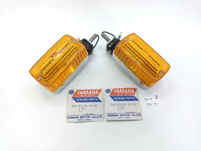 Yamaha RD125DX RDX125 V80 V70 V75 piscador de seta novo na caixa Japão par - Imagem 1 de 4