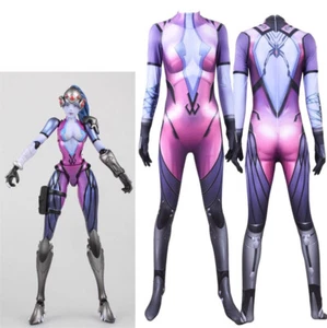 Overwatch Widowmaker Cosplay Uniform Erwachsene Kind Halloween Overall Strumpfhose Unisex - Bild 1 von 9