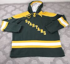 Norfolk State Spartans Sweater Mens XXL Green/Gold Champion Hoodie Embroidered