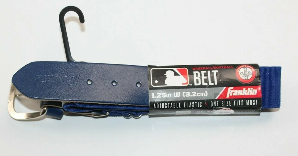 Cinturón Franklin Béisbol/Softbol Ajustable Elástico 22"-42" 1.25" W Azul Nuevo con Etiquetas Foto 1 de 3