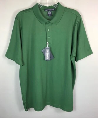 Devon & Jones Polo Golf Shirt Men’s Large Forest Green CrownLux Performance NWT - Image 1 of 4