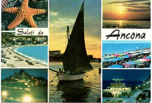 mr 60 - 1969 ANCONA Saluti da...- 7 vedute - VG -Ed. A.G.C.A. - Foto 1 di 1