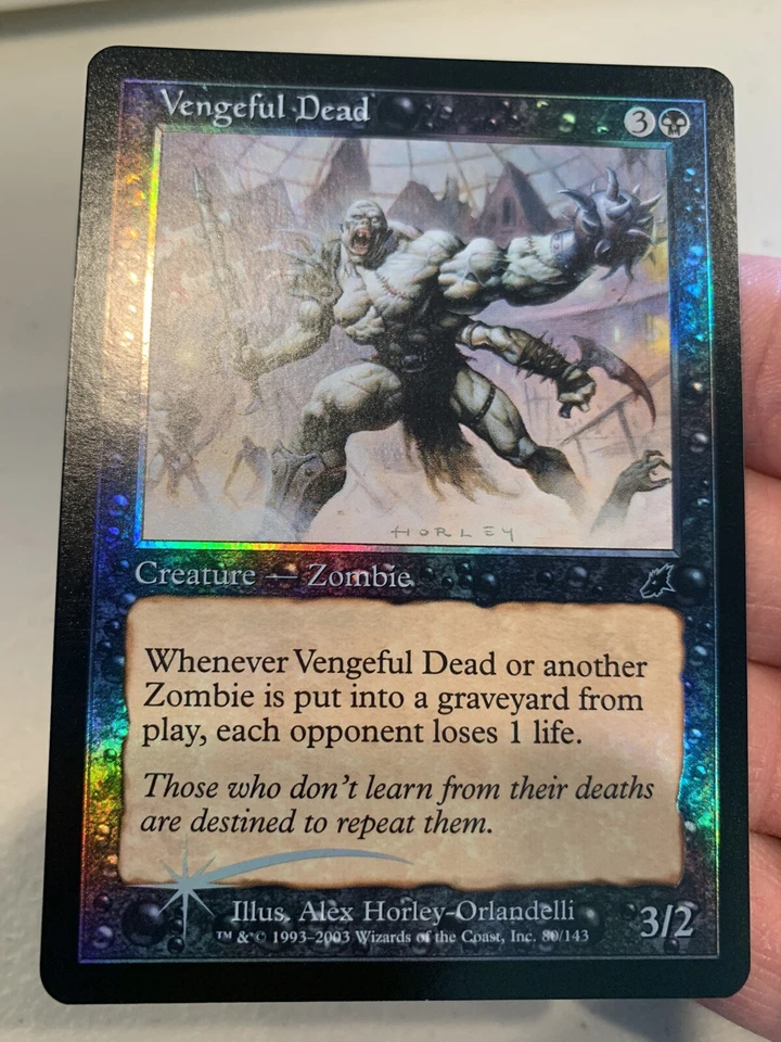 Vengeful Dead FOIL MINT Scourge MTG Magic the Gathering Foil Card Pack Fresh - Image 1 of 4