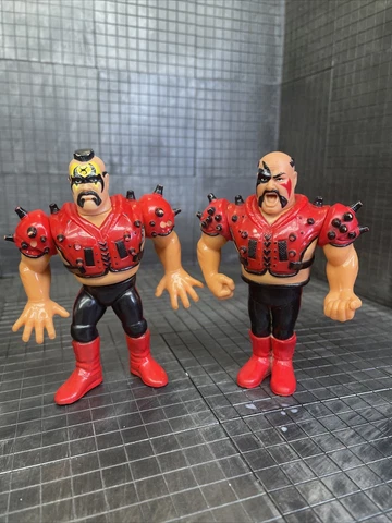 WWF Hasbro Legion Of Doom Hawk & Animal, Series 2 1991 Action Figures Lot Set Cover