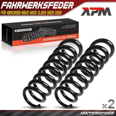 2x Federn Fahrwerksfeder Hinten für Mercedes-Benz W203 CL203 S203 C209 2000-2011 - Bild 1 von 4