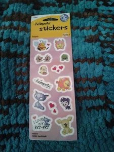 Stickers VINTAGE 2002 Y2K Neopets Full Sheet Petpets Rare Item Code - Picture 1 of 2