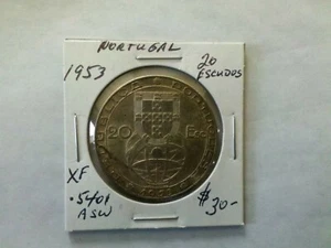 Portugal 1953 20 Escudos - Picture 1 of 2