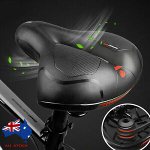 WIDE EXTRA COMFY BIKE BICYCLE GEL CRUISER COMFORT SPORTY SOFT PAD SADDLE SEAT