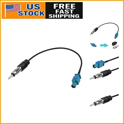 Universal Car Radio Antenna Adapter - Fakra Z Male to DIN Plug 15cm Cable - Image 1 of 4