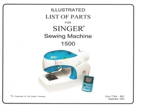 Bildteile Handbuch, CD im PDF-Format, für Singer IZEK 1500 Nähmaschinen - Bild 1 von 4