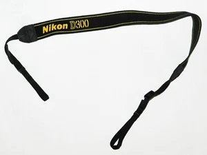 Nikon AN-DC4 D300 1.5" Black Yellow Stitch Neck Strap. Excellent - Picture 1 of 4