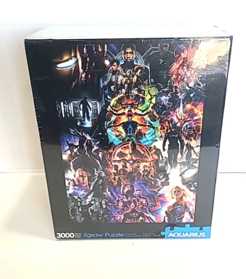 AQUARIUS Marvel Avengers 3000 Pieces Jigsaw Puzzle! 32in X 45” Of Superheroes!! - Image 1 of 4