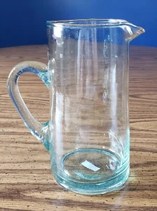 Hand Blown Clear Moroccan Cone Jug - Picture 1 of 6