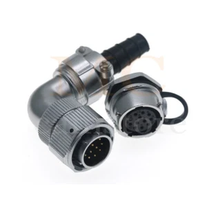 Weipu WY20 5A 12Pin 5A Flange Elbow Waterproof Connectors,Industrial Plug Socket - Picture 1 of 6
