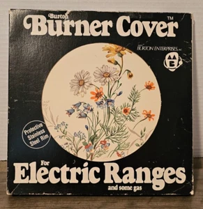 Vintage Burton Burner Cover 303 Field Flower 1978 - Picture 1 of 7