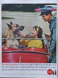 1960 vintage Coca-Cola print ad, be really refreshed! - Picture 1 of 1
