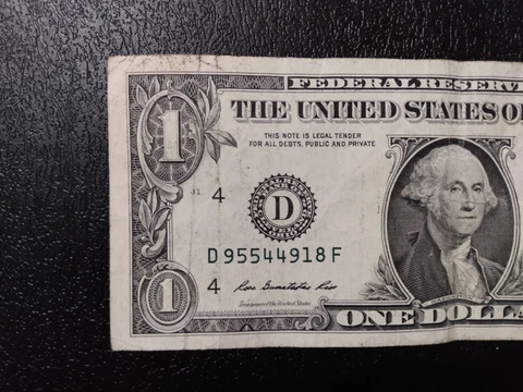 2013 dollar bill{ INK WELL CONTAMINATION SERIAL # ERROR  ONE BLACK ONE GREEN }-3 Cover