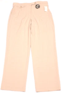 NEW Dressbarn Womens 12P Dress Pants Tummy Control Trouser Leg, Beige (33X29) - Picture 1 of 5