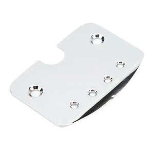 Gitarre 4 Saiten Saitenhalter Metall silber stabil 4 Saiten Cigar Box Gitarrenteil CHU - Bild 1 von 24