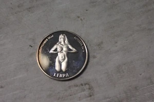 Connoisseurs Club Limited Edition Libra Zodiac 1 oz .999 Fine Silver Round! - Picture 1 of 4
