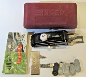 SINGER Buttonholer 160743  Vintage with Case, Manual  - Used - Picture 1 of 22