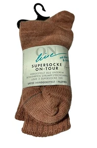 Calza donna nuova On Live Supersocke On Tour in lana vergine taglia 39-40 (8-9,5) - Foto 1 di 6