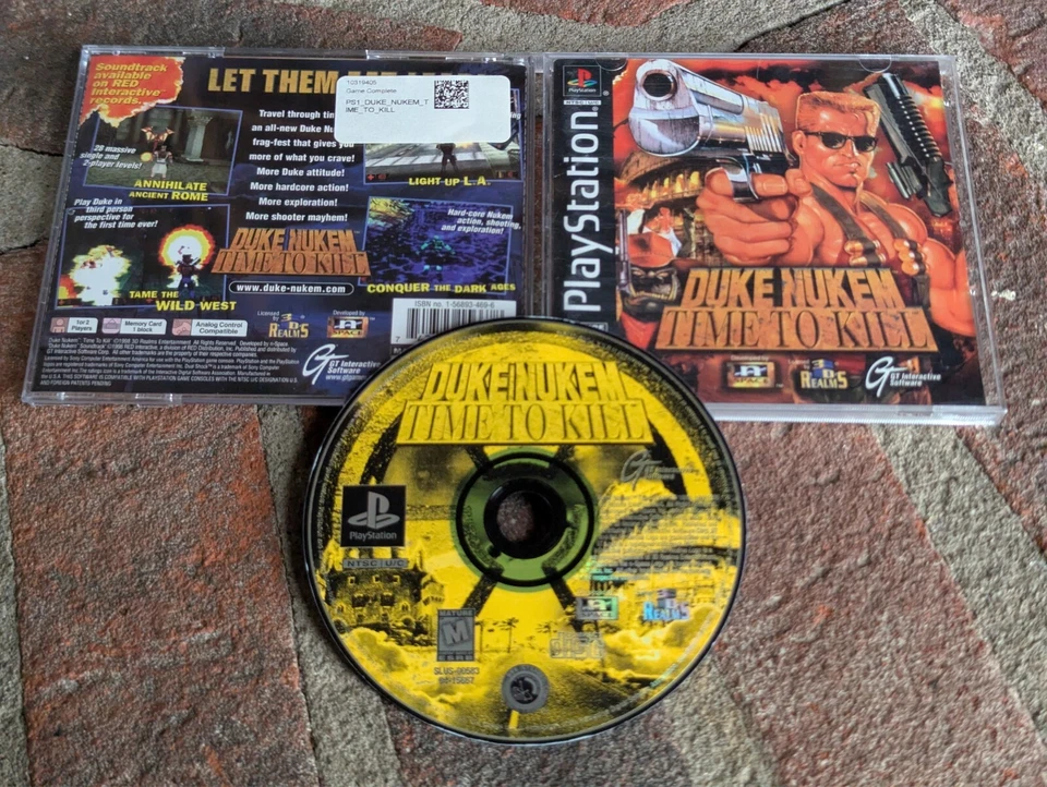 Duke Nukem TIme to Kill Playstation 1 PS1 CIB Complete Tested & Working - Image 1 of 1