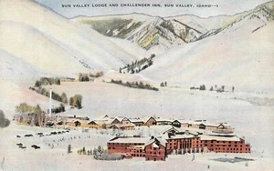 # B035 SUN VALLEY, ID. POSTAL DE LINO, SUN VALLEY LODGE - Imagen 1 de 2