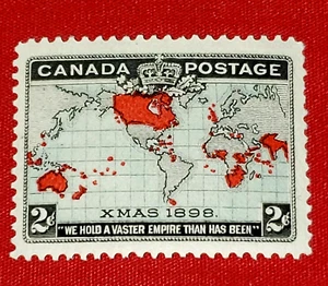{CANADA-MAPS-X MAS 1898/ Scott #86/ MLH-VF/ CV 45,00 $/ Original!/epictronic/JC} - Bild 1 von 2