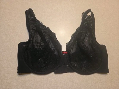 Sujetador Cacique 42DDD sin forro cobertura completa negro con aros Foto 1 de 4