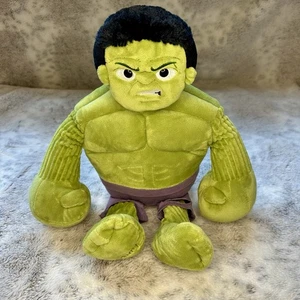 Peluche grande Scentsy Buddy Marvel The Hulk PULITO 2020 15" alto seduto - Foto 1 di 9