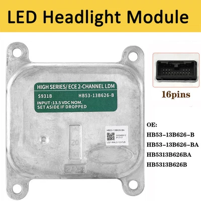 OEM for 16-19 Ford Explorer LED Headlight Module 2-Channel LDM HB53-13B626-B - Image 1 of 4