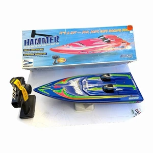 AquaCraft Hammer RC Boat HCAB1064 Blue 24” Futaba Radio - Picture 1 of 20