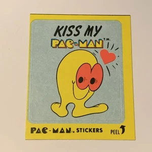 ADESIVO FLEER PAC MAN 1980 #30 KISS MY PAC MAN - Foto 1 di 2
