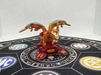 Bakugan BakuTech Pyrus G-Ganorada & Card Japan Import MG Rare - Image 1 of 4