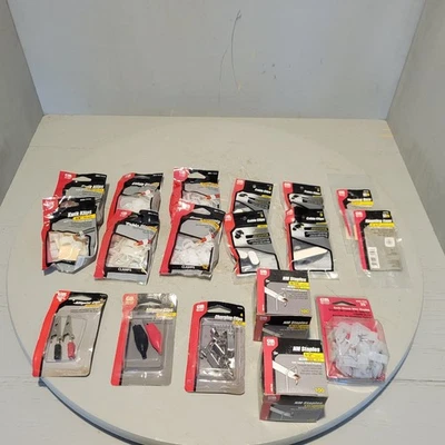 Variedad Value Pack (18) Abrazaderas de cable dobladoras Gardner, clips de cable y grapas Foto 1 de 4