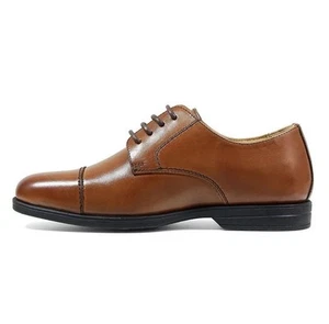 Florsheim Reveal Cap Toe Jr Jungen Größe 7M Jugend Oxford braun Leder eckige Zehenpartie - Bild 1 von 5