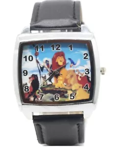 Orologio da polso The Lion King cinturino in vera pelle nero - Foto 1 di 1