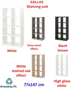 IKEA KALLAX shelving unit Elegance Style Meets Storage 77x147 cm - Picture 1 of 6