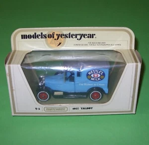 Matchbox Yesteryears / Y5 1927 Talbot Van 'Nestle's Milk' in Type I Box - Picture 1 of 12