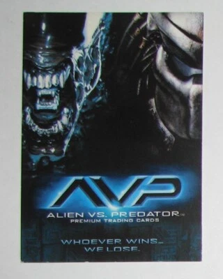 ALIEN VS PREDATOR 2004 Inkworks Promo Card P-1 AVP - Image 1 of 3