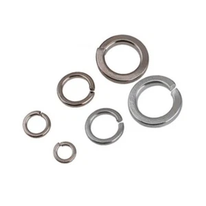 Split Lock Washers Zinc/Ni Plated Spring Washer M2 M2.5 M3 M3.5 M4 M5 M6 M8 - Picture 1 of 10