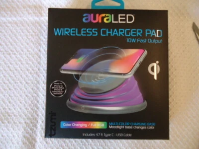 tzumi auraLED base de mudança multicolorida 10W saída rápida (Moodlight) - Imagem 1 de 3