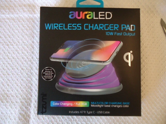 Base cambiante multicolor tzumi auraLED salida rápida 10W (Moodlight) Foto 1 de 3