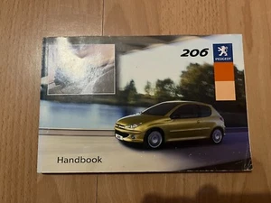 PEUGEOT 206 Owners Manual Handbook SW & GTI 1999 To 2006 Model Year Free Postage - Picture 1 of 1