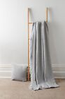 Tassel Design Regal Throws Matching Cushions Cover Soft Cosy Blanket Bedspreads