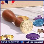 3D DIY Embossed Wax Seal Kit Letter A Round for Christmas Gifts Wedding Birthday