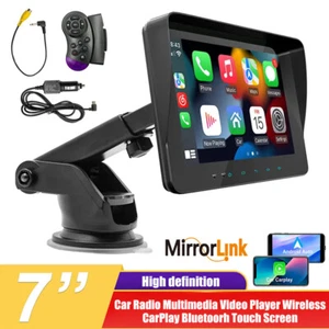 7Inch Car Radio Multimedia Video Player Wireless CarPlay Bluetoorh Touch Screen - Picture 1 of 22